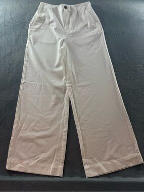 a new day™ Off-White Elastic Waist Wide Leg Trousers NWOT